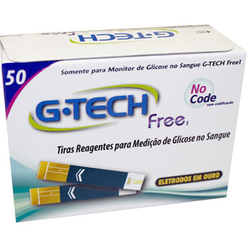 TIRAS REAGENTES G-TECH FREE 50UND